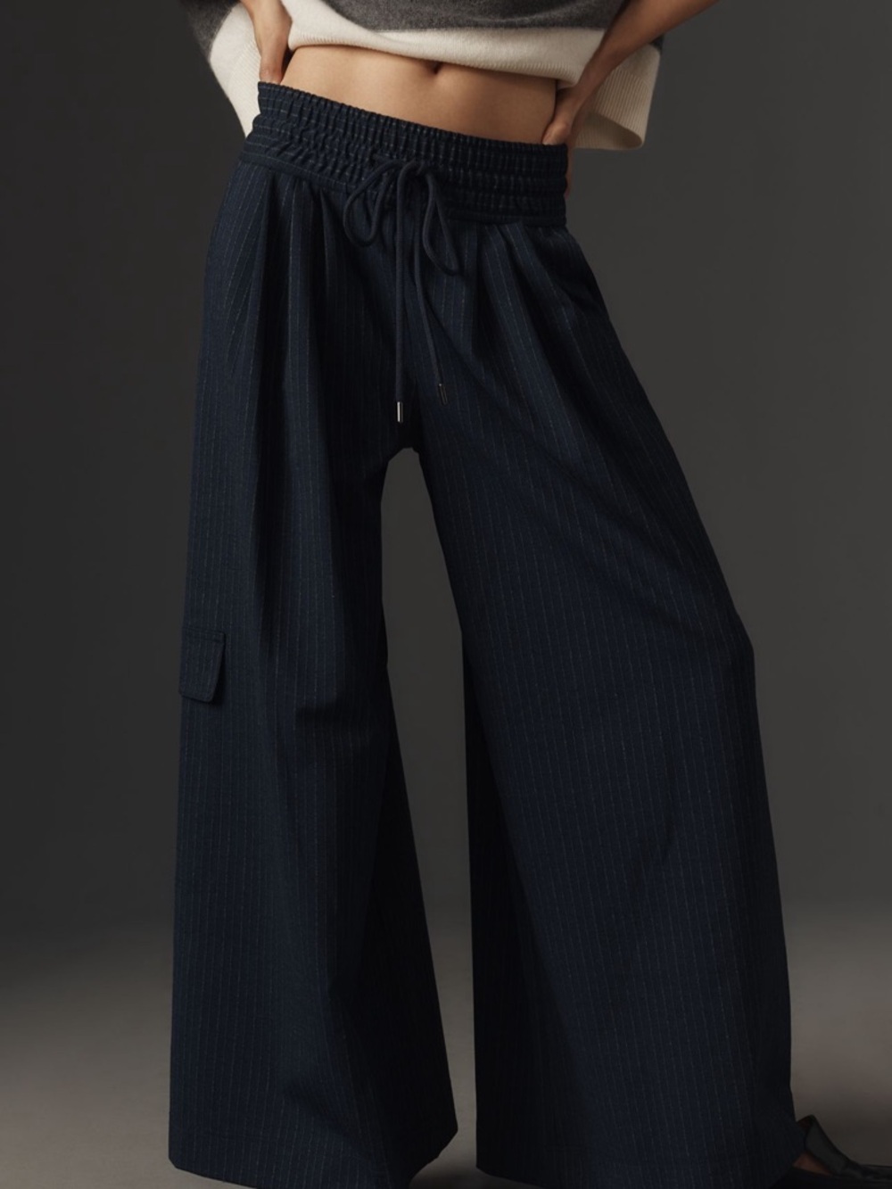 Maeve Wide Leg Menswear Pants